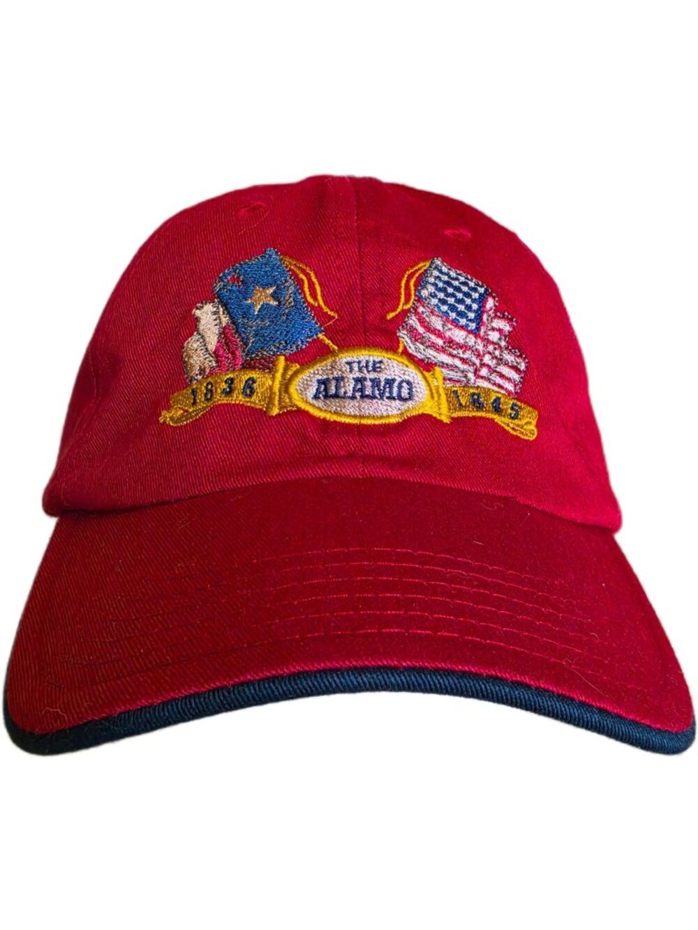 Crossroads Designs The Alamo Texas Red Baseball Cap Hat